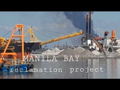 the manila bay land reclamation project  lalong lumalawak #reclamationupdate #pasaycity