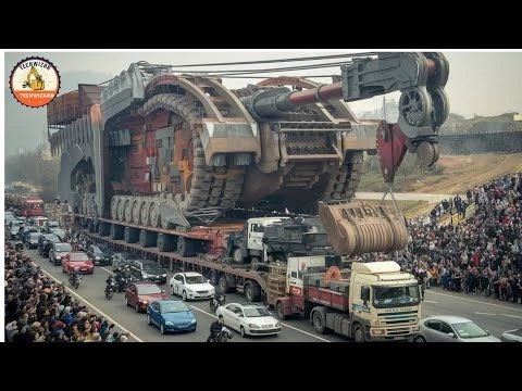 Extreme Oversized Truck Transport, World#39;s Biggest Heavy Machinery in Action