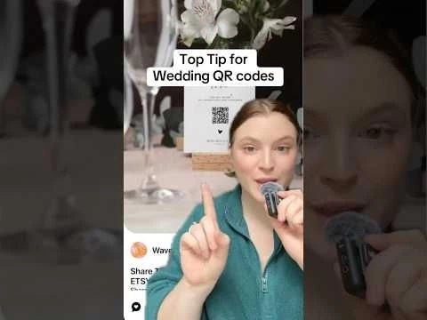 Top Tip for Wedding QR codes