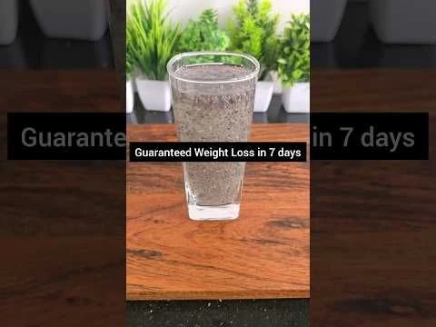 Weight loss drink | Chia seeds drink #weightloss #bellyfatloss #shorts