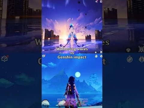 Wuthering Waves vs Genshin Impact - Graphics Comparison #wutheringwaves #wuwabattle