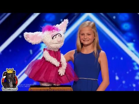 America#39;s Got Talent 2017 Darci Lynne Farmer Ventriloquist Golden Buzzer Auditions 1