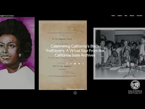 CA State Archives Black History Month Collections