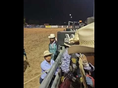 Black Rodeo USA Las Vegas 2024.. Bucked off a rank one in the jackpot round!! The horse was C7
