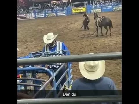Arizona Black Rodeo Dennis Chachere tie down roping