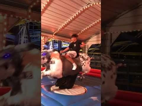 Bull ride at Fun Spot