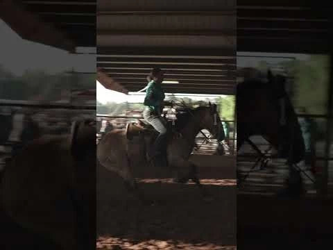 Black Cowgirl in rodeo competition #shorts #rodeo #cowgirl