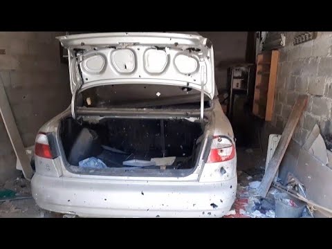 Мариуполь - Наш разбитый гараж и машина - пер. Полетаева, пер. Ровенский, ул. Таганрогская