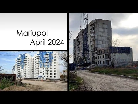 Мариуполь. Апрель 2024. Восточный, Таганрогская, Олимпийская...