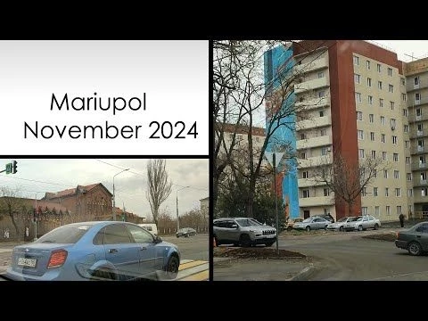Мариуполь в конце ноября 2024. Mariupol. November 2024