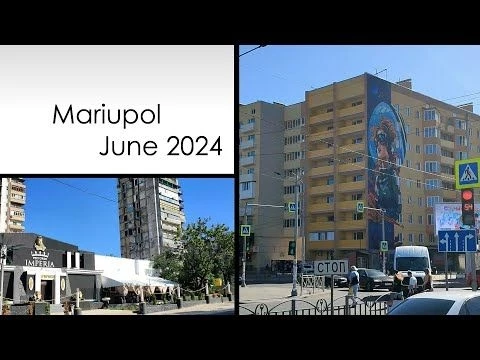 Мариуполь. Июнь 2024. От пл.Левченко до 23 мкр и обратно. Mariupol. June 2024