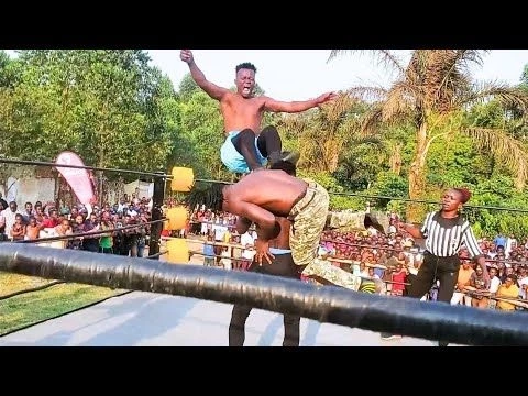 SGW Wrestling: Uganda’s Best Wrestling of all Time! Ow#39;enkudi vs RiskMan vs One Man Army