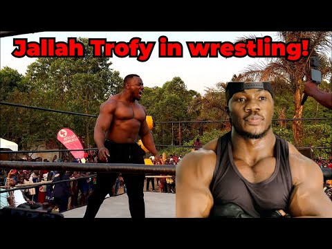 SGW Africa wrestling, body builder JALLAH TROFY destroys wrestlers #sgw #wrestling #trending #africa