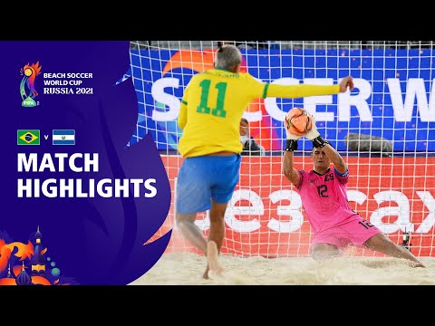Brazil v El Salvador | FIFA Beach Soccer World Cup 2021 | Match Highlights