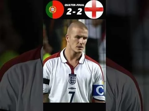 Portugal vs England | Euro 2004 Quarter-Final | Penalty Shootout Drama!