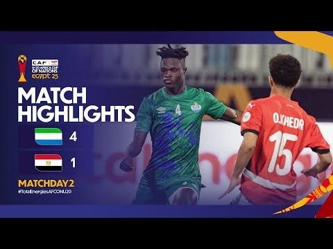 Sierra Leone 4-1 Egypt Match Highlights l TotalEnergies AFCON U-20 l Matchday 2 Highlights