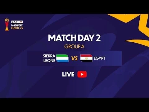 Sierra Leone vs Egypt - U-20 AFRICA CUP OF NATIONS