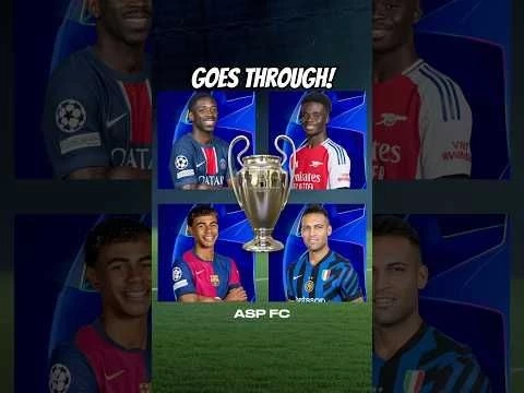 I simulated the Champions League SEMI-FINALS on FC 25!