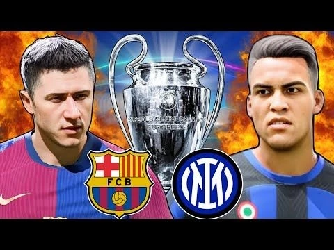 I PLAYED THE CHAMPIONS LEAGUE SEMI FINALS!!! ( BARCELONA VS INTER MILAN)