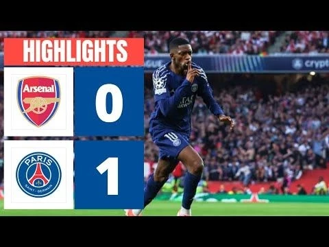 Arsenal vs PSG (0-1) | UEFA Champions League 2024/25 | Demi-finale | Highlights Simulation