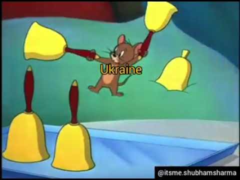 Russia Ukraine war, Tom and Jerry memes.