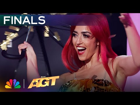 Solange Kardinaly Performs Lightning-Fast Quick Change to quot;Hot To Go!quot; | Finals | AGT 2024