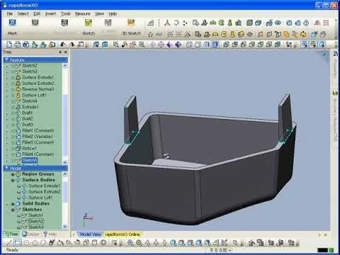 Reverse Engineering: 8 Knob Modeling Rapid Form XOR (Geomagic Design X)