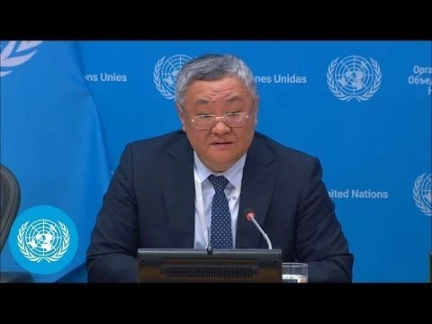 China: Security Council President for February 2025 - Press Conference | United Nations
