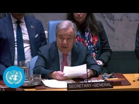 Global solidarity needed more than ever - UN Chief | Security Council Briefing | United Nations