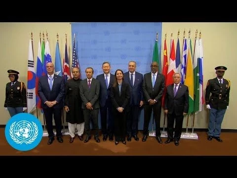 Flag Ceremony for Newly-Elected UN Security Council Members 2025 - 2026 | United Nations