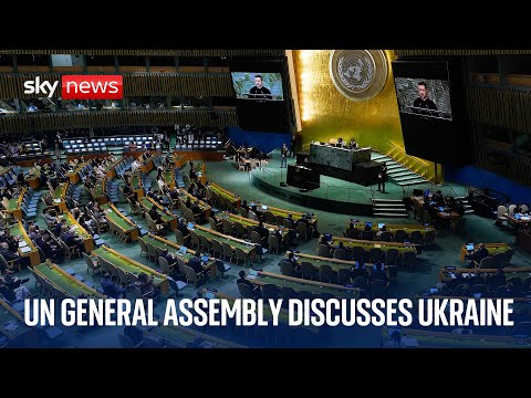 United Nations General Assembly meets to discuss Ukraine