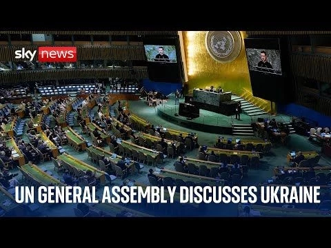 United Nations General Assembly meets to discuss Ukraine