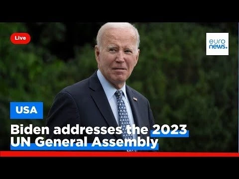 Joe Biden addresses the 2023 United Nations General Assembly
