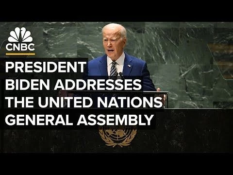 President Biden delivers remarks at the United Nations General Assembly — 09/24/2024
