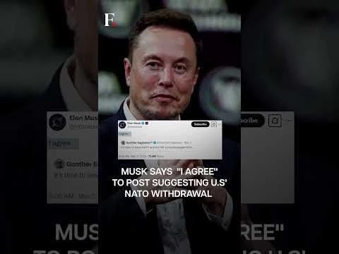 Musk Backs Idea of US Ditching NATO and the United Nations | Subscribe to Firstpost | N18G