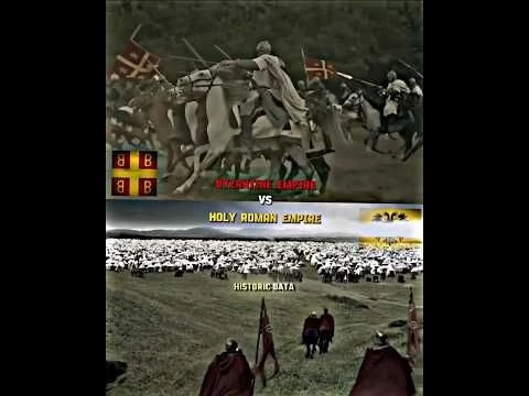 Byzantine empire vs Holy Roman empire