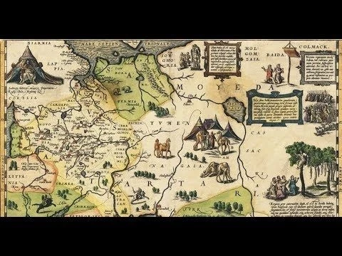 Удивительная карта России, Московия и Тартария