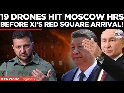 Victory Day: Moscow Under Drone Attack Before Xi, World Leaders Arrive in Russia | Times Now World