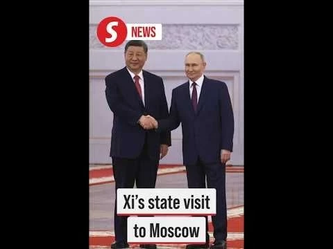 Xi Jinping arrives in Moscow for state visit, Victory Day celebrations