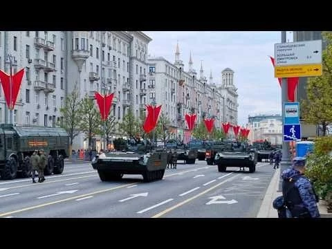 Victory Day Parade Rehearsal in Moscow, Russia 2025