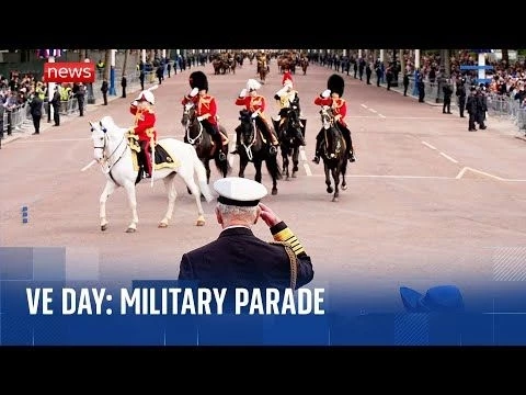 Military parade on 80th anniversary of VE Day