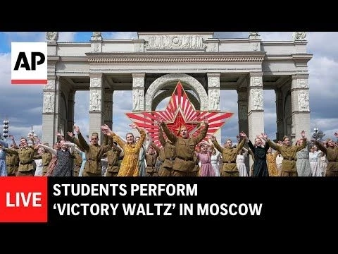 LIVE: Russian students perform ‘Victory Waltz’ as part of Victory Day celebrations