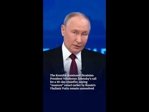 Kremlin Rebuffs Zelensky’s Ceasefire Proposal, Says ‘Nuances’ Remain Unresolved
