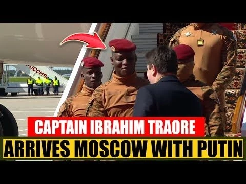 Ibrahim Traoré Just Arrived Moscow alongside Putin: A Notable presence at the May 9 celebrations!