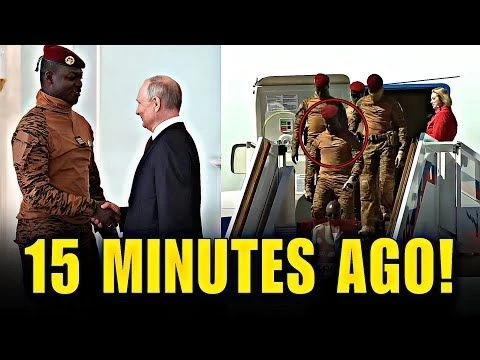LIVE: Captain Ibrahim Traoré Arrives In Russia Ahead of Victory day Celebrations!