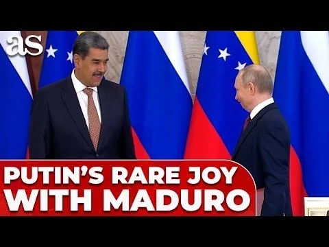 PUTIN shows RARE HAPPINESS as he signs STRATEGIC DEAL with MADURO