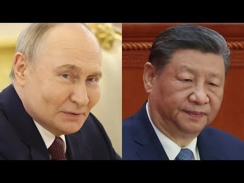 Xi Jinping and Vladimir Putin meet in Moscow