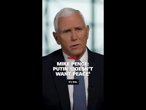 Pence warns that Putin ‘doesn’t want peace’