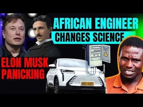 Africa’s Self-Powered Car SHOCKED US Engineers! Makes Nicola Tesla  Theory a Reality; Musk Picking