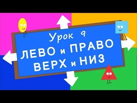 Лево, Право, Верх, Низ. Урок 9. Развивающее видео для детей (раннее развитие ребенка).